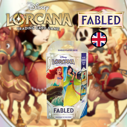 Deck Amber & Sapphire Fabled – Disney Lorcana