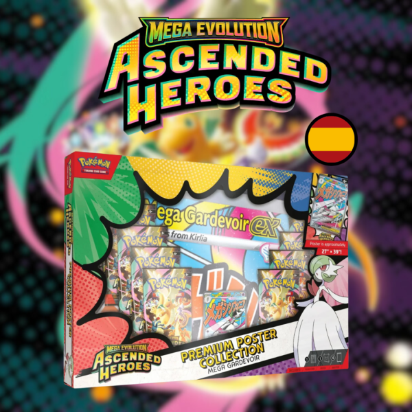 Colección Póster Premium – Mega Gardevoir | Megaevolución: Héroes Ascendentes