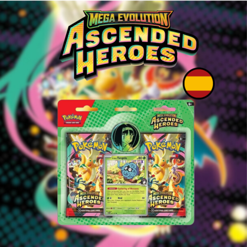 Blister 2 sobres: Tangela de Erika | Megaevolución: Héroes Ascendentes