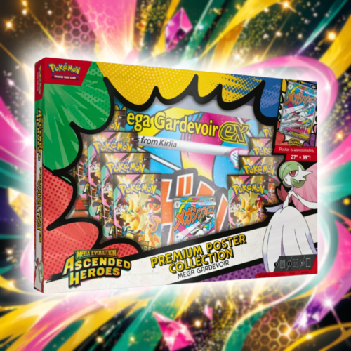 Colección Póster Premium – Mega Gardevoir | Héroes Ascendentes - Español