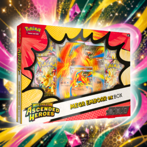 Mega Emboar Premium Ex Box | Héroes Ascendentes - Español